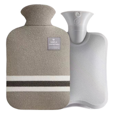 Onco Pick 水瓶造型大容量溫水熱敷袋 淺灰色B 2000ml, 1個