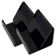 쁘띠팬시 아크릴 홀더 검정 60 x 53 mm, 2개, 1단