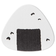 SHIMOYAMA 動物造型吸水珪藻土杯墊/瀝水墊, 飯糰, 1個