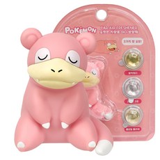 벨르아망 포켓몬 미니 차량용 방향제 야돈, 1개, 블랙체리, 프레쉬코튼, 플로럴플라워