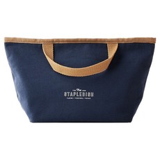 Sabu STAPLEDISH 銀離子塗層防髒汙抗潑水復古文青保冷保溫便當袋, 1個, 藍色