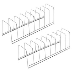 올스텐 그릇 정리대, 실버, 2개
