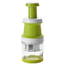 ibili 按壓式切蒜器 7.5cm, 1個, 綠色 + 白色