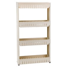 Yeodane 現代風隙縫層架收納櫃, 卡其色