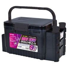 HDF 多功能釣具冰桶 HB-1850, 黑色, 1個, 9L