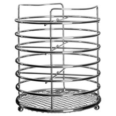 Premier 4格鏤空餐具瀝水筒, 1個, 銀色