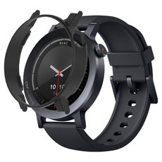 SPACE SHIELD 智慧手錶PC防撞保護殼, 1個, 黑色