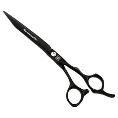 SILVER LINE 狗狗 布魯塞爾 敏 美容剪刀 BRUSSELS80 20.5cm, 黑色, 1個