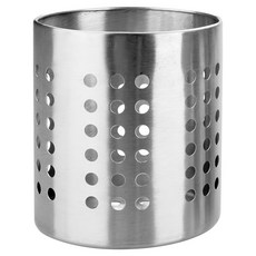 ibili 鏤空餐具鏟匙收納筒, 1個, 銀色