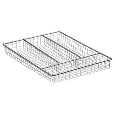 Premier 4格餐具收納盒, 1個, 銀色