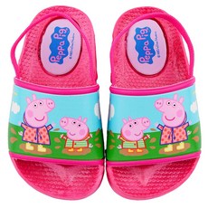 Peppa Pig 粉紅豬小妹 兒童後帶拖鞋