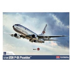 ACADEMY HOBBY MODEL KITS 美國海軍波塞冬P-8A 12635 1:144, 1個