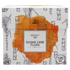 WEDENT 威登 一次性甘蔗兒童牙線, 120入, 1個, 70mm