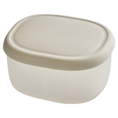 SiliPot 韓國製矽膠密封容器 大 奶油色 148 x 120 x 70 mm, 1個, 600ml
