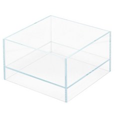 Mimineaqua 玻璃造景缸用低款支架水槽 20, 1個, 透明