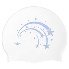 JQUEEN Jaked Queen Luminous 矽膠泳帽 JG6SWH074C, 1個, 白色