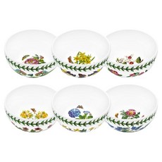 PORTmeIRION 波特玫琳恩 Botanic Garden 韓式迷你飯碗, 6個, 混和色