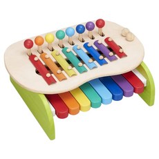 Ed.Inter 森林木質鋼琴 敲擊玩具, 混和顏色, 1套