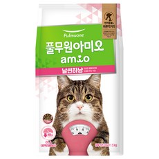 풀무원아미오 고양이 날씬하냥 사료, 1.5kg, 1개, 다이어트(체중감소)