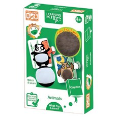 Learning Kitds 感官認知系列 森林動物感官認知遊戲, 1個, 12片, 混和顏色