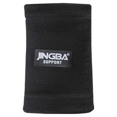 JINGBA SUPPORT 加壓透氣運動護腕, 1個, 黑色