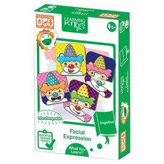 Learning Kitds 感官認知系列 表情認知遊戲, 1個, 32片, 混和顏色