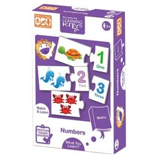 Learning Kitds 數學系列 數字認知遊戲, 1個, 40片, 混和顏色