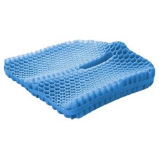 HONDONI 夏日式5D水感凝膠涼感美臀全透氣坐墊 附布套 Q5-BL, 傾城藍