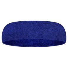 셀리빙 스포츠 땀 흡수 운동 헤어밴드, 블루, 1개