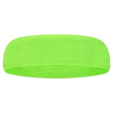 셀리빙 스포츠 땀 흡수 운동 헤어밴드, 연두, 1개