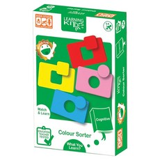 Learning Kitds 感官認知系列 顏色辨別認知遊戲, 1個, 6片, 混和顏色