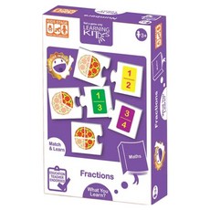 Learning Kitds 數學系列 分數認知遊戲, 1個, 40片, 混和顏色