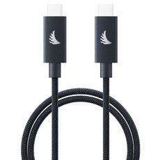 ANGELBIRD C-Type轉C-Type 4.0 Solid Flex傳輸線, 1個, 藍灰色, 1m