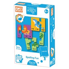Learning Kitds 文字學習系列 英文學習認知遊戲, 1個, 78片, 混和顏色