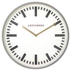 Artichoke 車站 時鐘 12吋, 白色