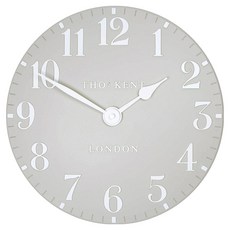 THOMAS KENT 經典掛鐘 12吋, 淺灰色