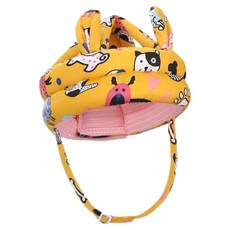 KIDS PARK 360度嬰兒防撞帽, 1個, 黃色動物