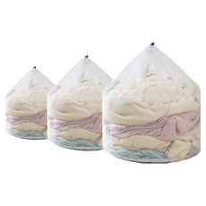 Easy Deal 防損傷洗衣網 粗網 3件組 S + M + L, 1套, 白色