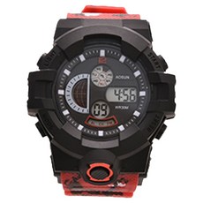 Soyo商會 多功能防水運動電子手錶 45g, 1個, 紅色