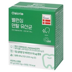 O'BioTic 平衡口腔益生菌 30g, 1個, 30錠