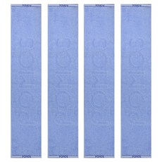 송월타월 포모스 뉴스포츠 타올 20 x 100 cm, 파랑, 4개