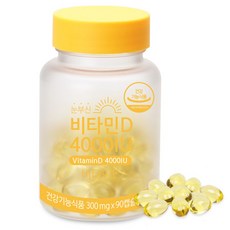 Hanmi Nutrition 耀眼的維他命D 4000IU 27g, 90片, 1個