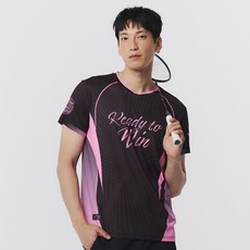 빅터 남성용 배드민턴 CURVE PULSE 티셔츠 VT25CGW034M