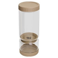 HAULS HOME Damarak 玻璃瀝水醃菜瓶 醬菜罐 密封儲存容器 大, 1個, 1.13L