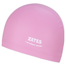 zetessport Flex Shield Joy 聚氨酯塗層泳帽, 1個, 粉紅色