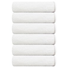Songwol 松月 約會飯店毛巾 190g 竹纖維混紡紗, 象牙白, 6個