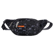 아메리칸로드 아웃도어 밀리터리 크로스 힙색 등산가방 HR2352, 블랙