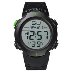 소요상회 방수 전자 포인트 다기능 스포츠 시계 40g, 그린, 1개