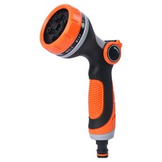 Harudam 多功能 10合1 庭園洗車噴水槍, 1個, 橘色