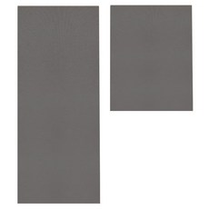 YUNMI 日式極簡防滑地墊 吸水防油地墊 速乾腳踏墊 浴室地墊 刮泥玄關地毯, 石墨灰